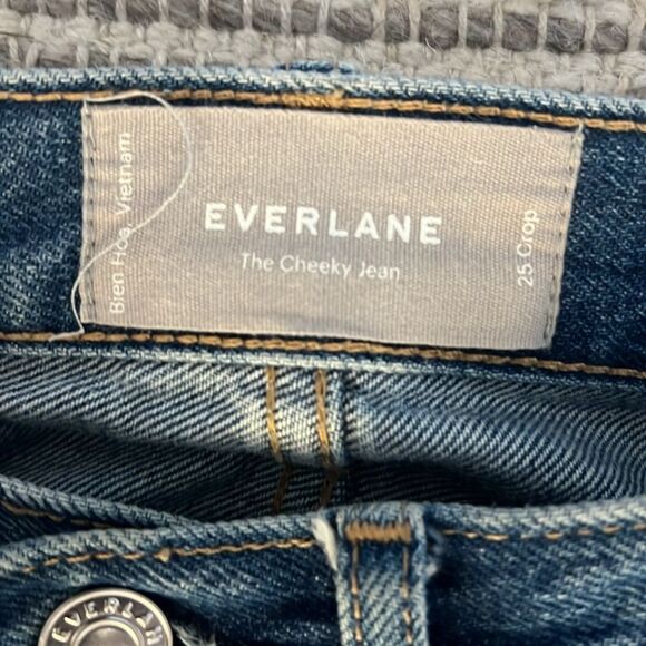 Everlane The Cheeky Ankle Blue Denim Jeans 25 - Picture 5 of 10